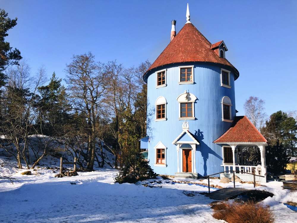 Moomin Haus in Finnland Puzzle