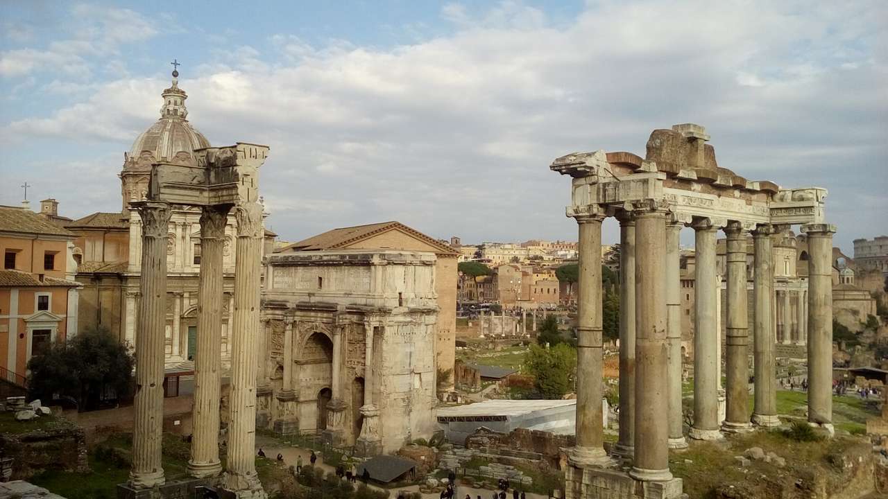 Fragment Forum Romanum Rzym puzzle online