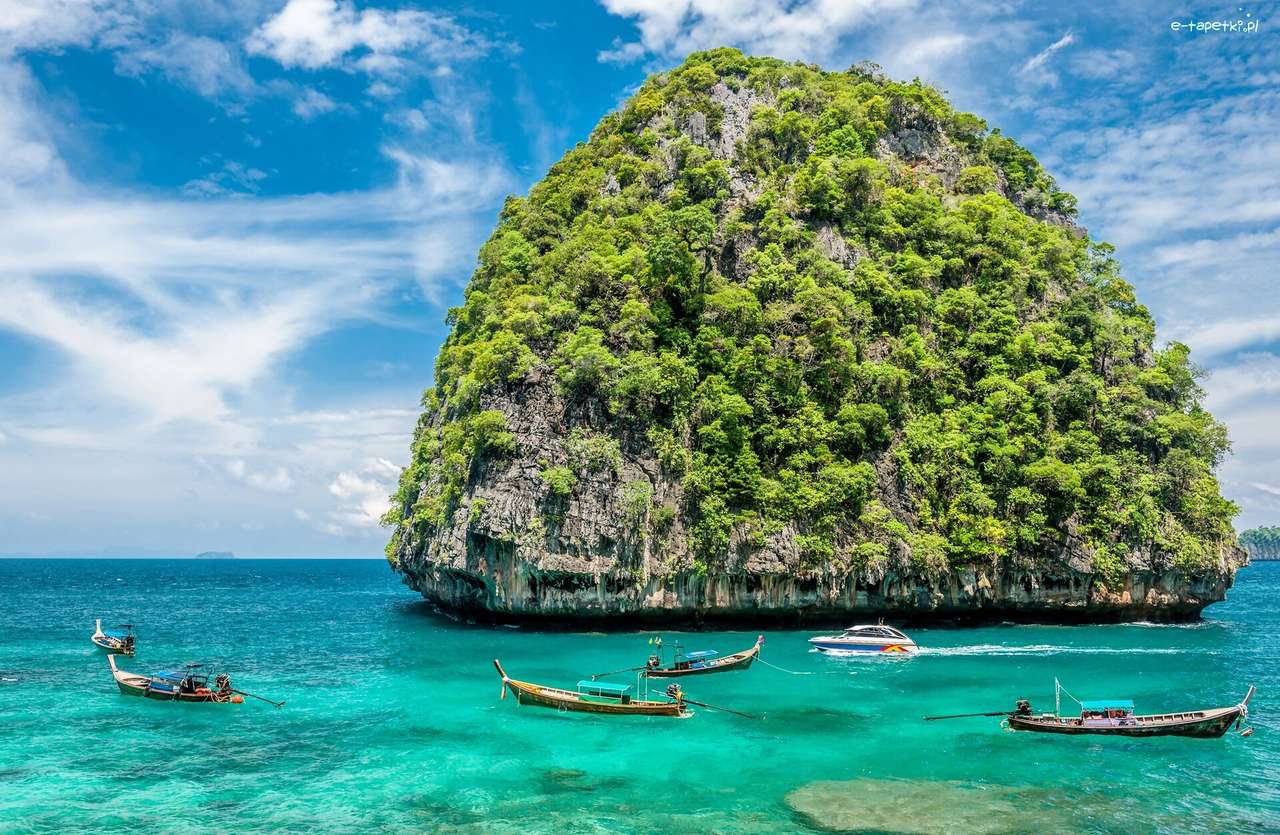 eiland in thailand legpuzzel
