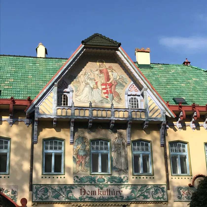 Fasada domu na Słowacji puzzle online