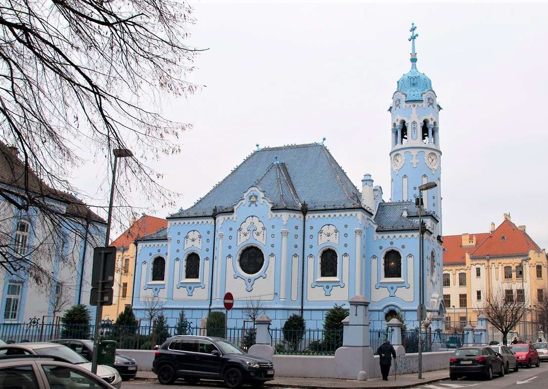 Bratysławski Błękitny Kościół na Słowacji puzzle online