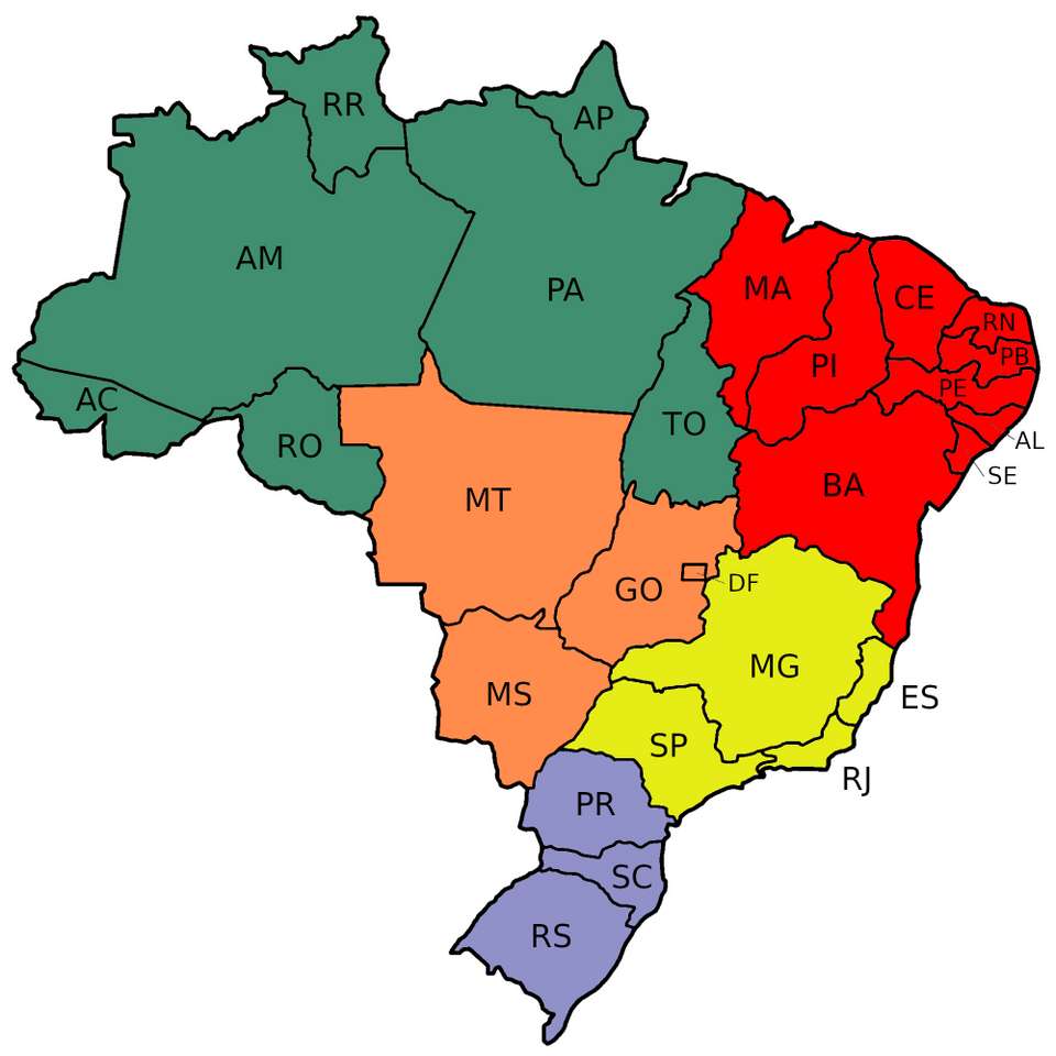 Brazylia jest puzzle online
