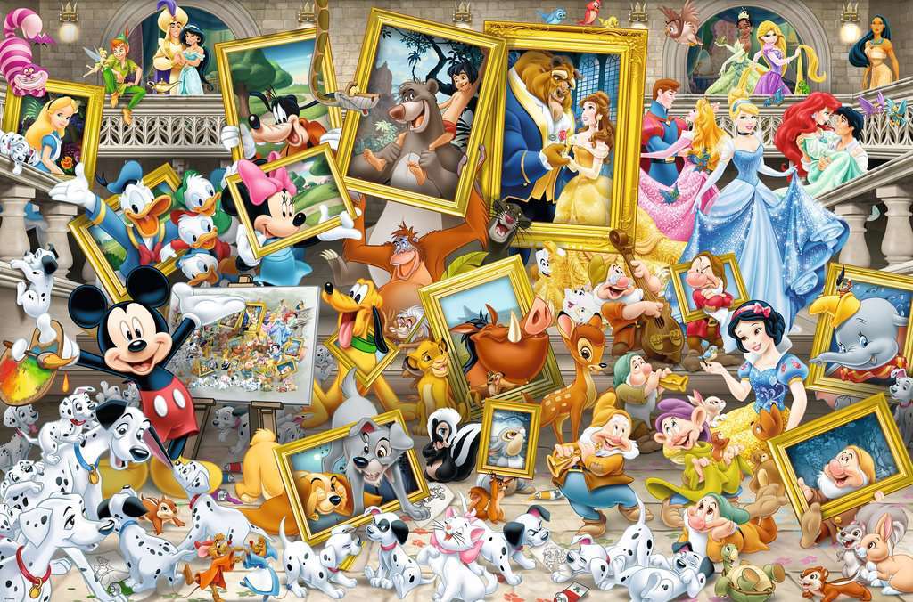 Personaje Disney puzzle
