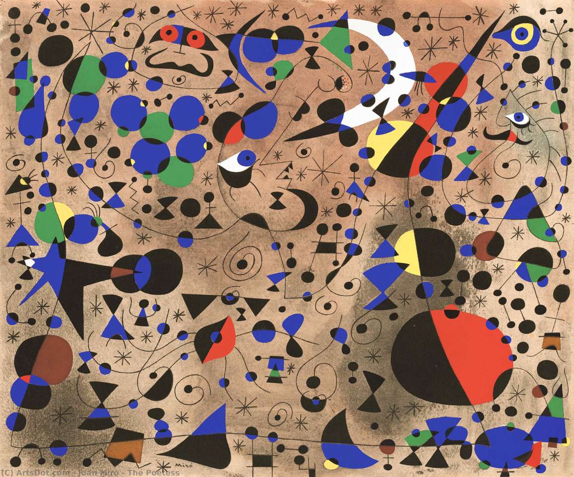 Poetka Joan Miro puzzle online
