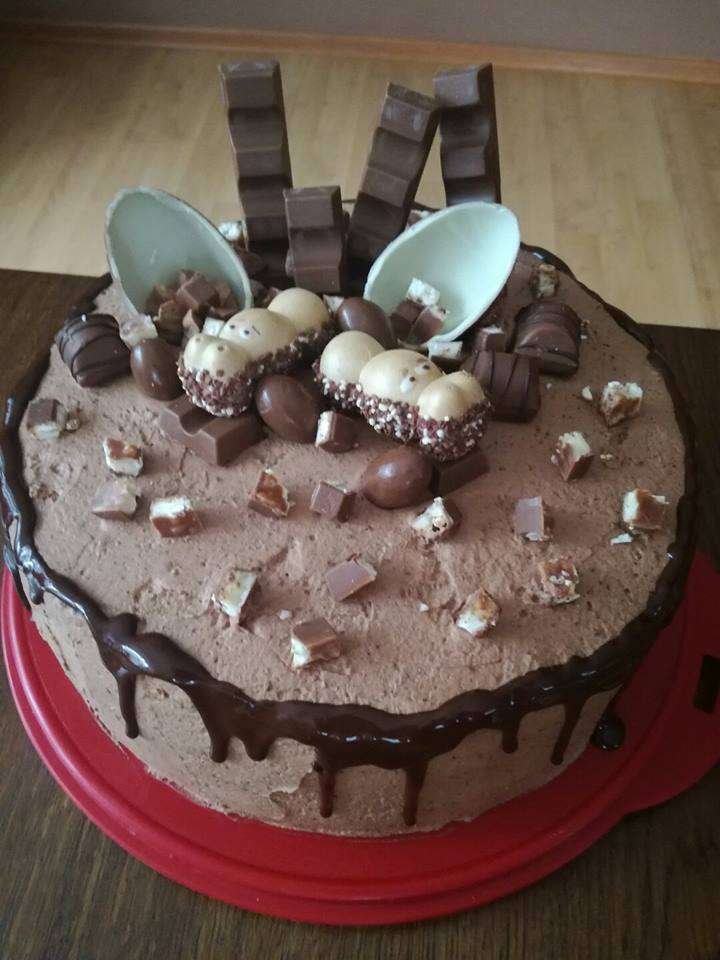 czekoladowy tort puzzle online