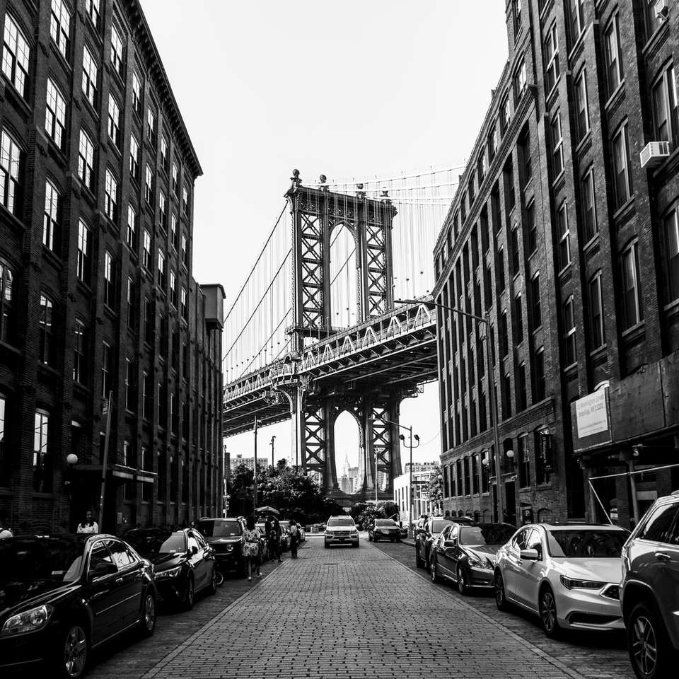 Manhattan Bridge, Nowy Jork w ciągu dnia puzzle online