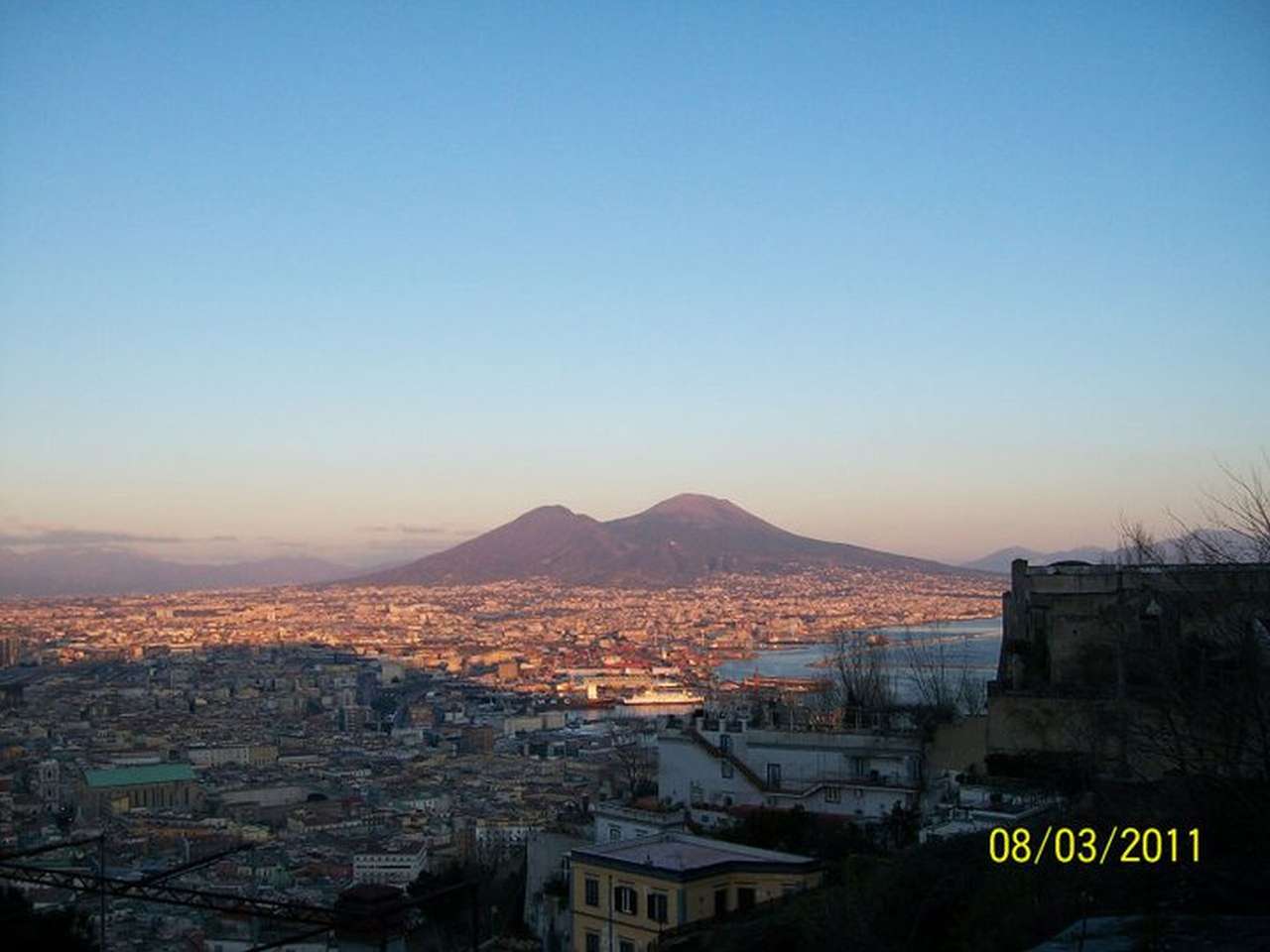 Zachód słońca w Neapolu puzzle online