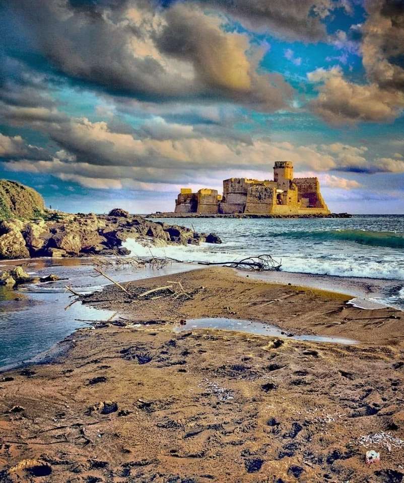 le castella wyspa Capo Rizzuto Calabria Włochy puzzle online