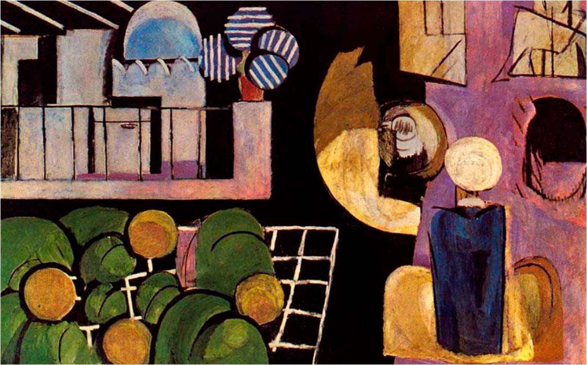 „Marokańczycy” (1915) autorstwa Henri Matisse puzzle online