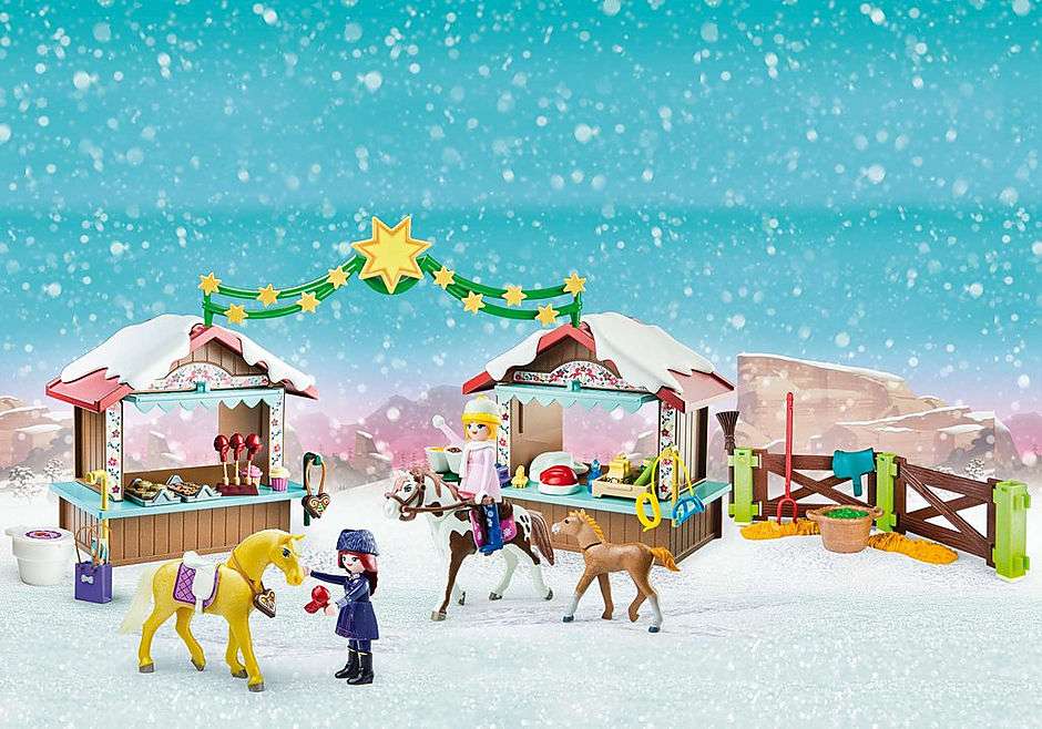 klocki- jarmark świąteczny puzzle online