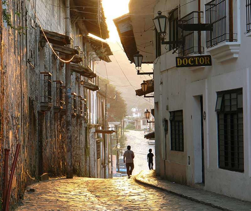 skalnatá ulice v mexiku skládačka