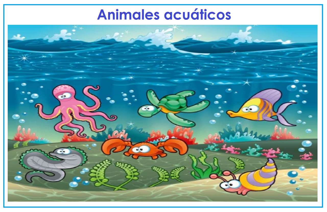 Zwierzęta wodne puzzle online