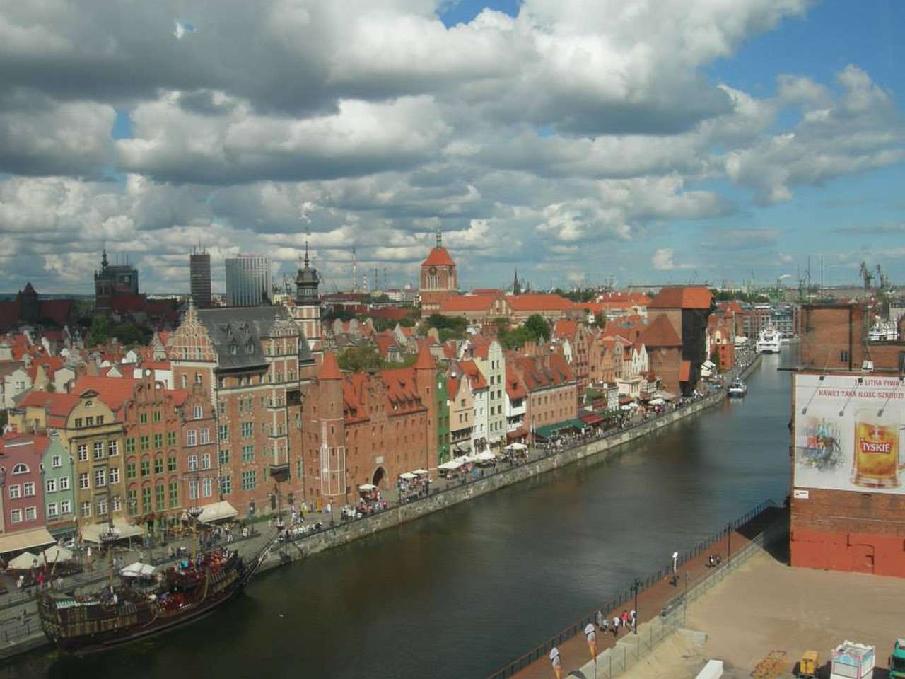 Panorama Gdańska z Koła puzzle online