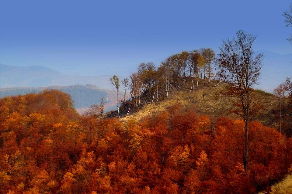 Góry Matra jesienią na Węgrzech puzzle online