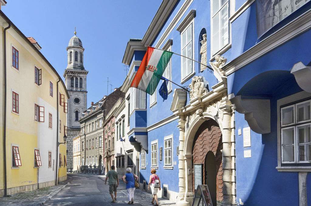 Miasto Sopron na Węgrzech puzzle online