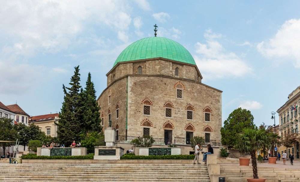 Stary meczet w Pecs, dziś kościół na Węgrzech puzzle online