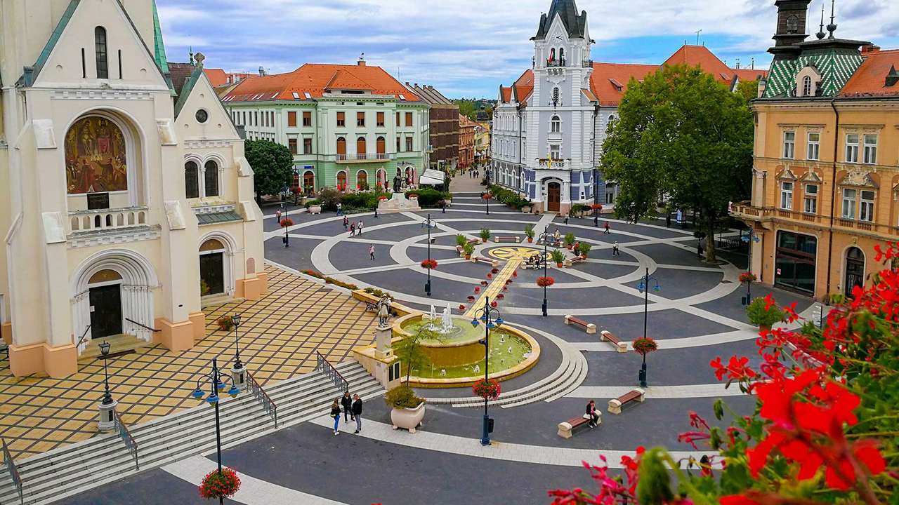 Miasto Kaposvar na Węgrzech puzzle online
