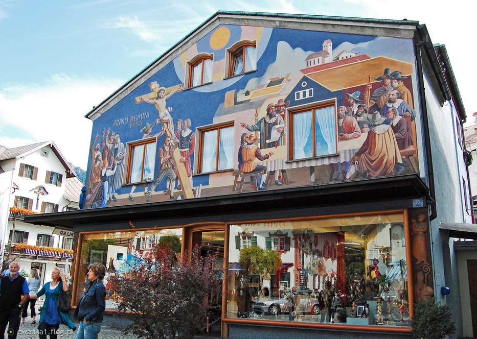 malowany dom- niemcy puzzle online