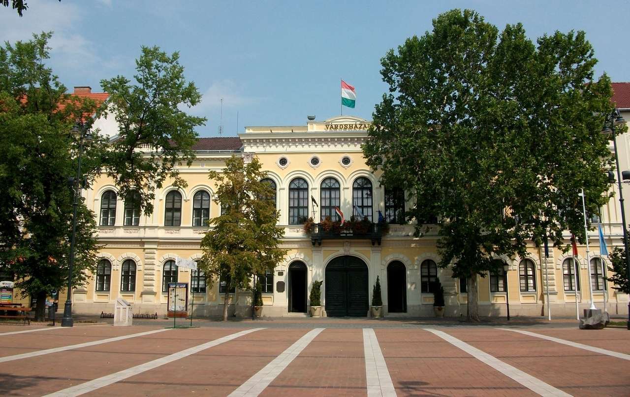 Miasto Bekescsaba na Węgrzech puzzle online