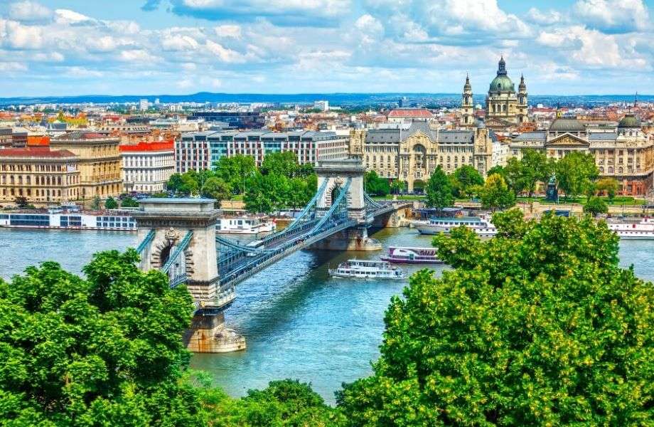 Pejzaż Budapeszt Węgry puzzle online
