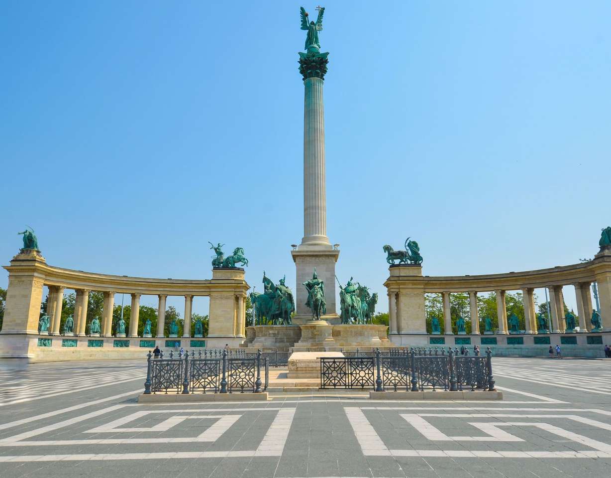 Plac Bohaterów w Budapeszcie Węgry puzzle online