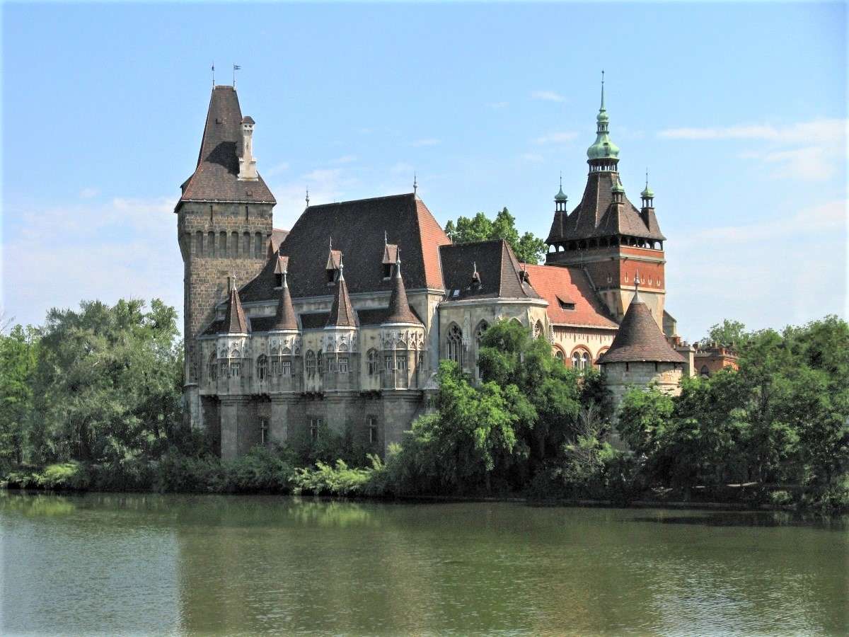 Budapest Park Varosliget Castle Węgry puzzle online