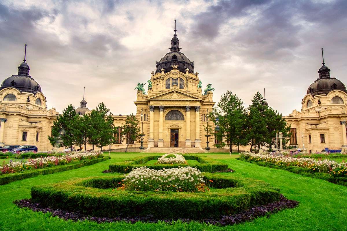 Budapest Park Varosliget Castle Węgry puzzle online