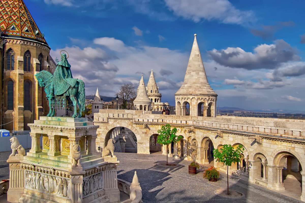 Baszta Rybacka w Budapeszcie na Węgrzech puzzle online