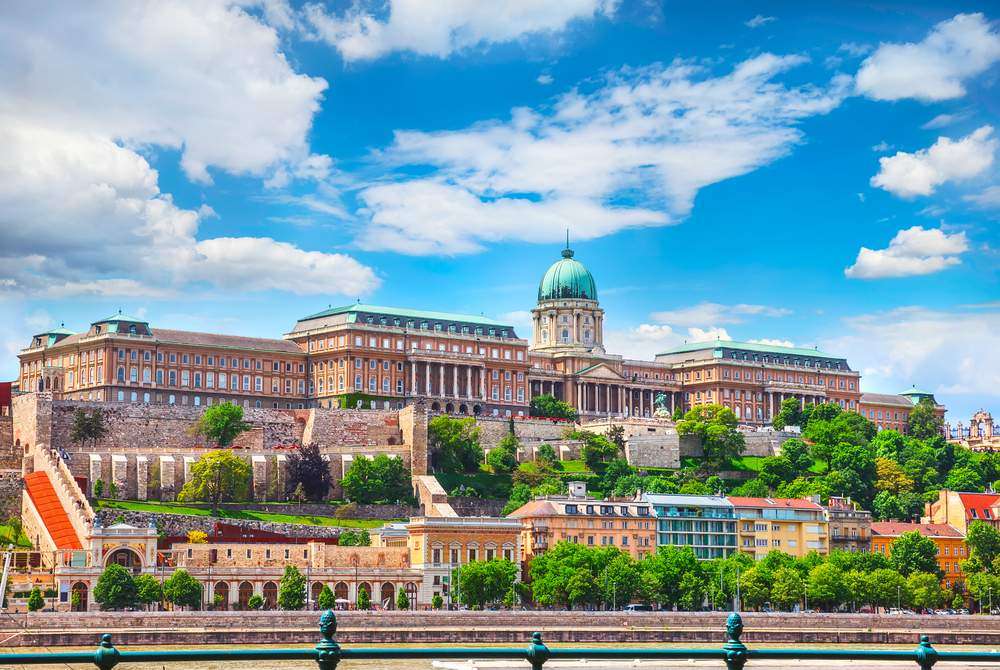 Wzgórze Zamkowe w Budapeszcie na Węgrzech puzzle online