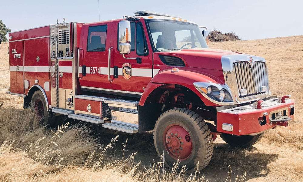California Wildfire Truck puzzle online