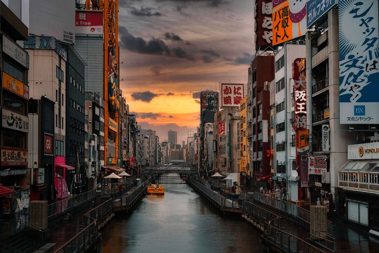Râul Japonia, Oraș puzzle