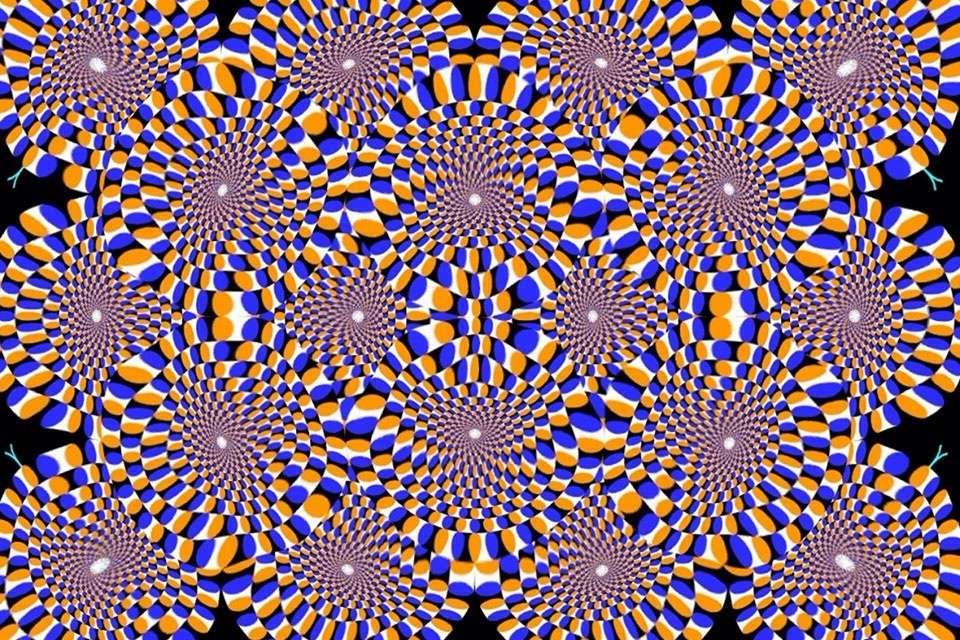 iluzja która jest kolorowa puzzle online