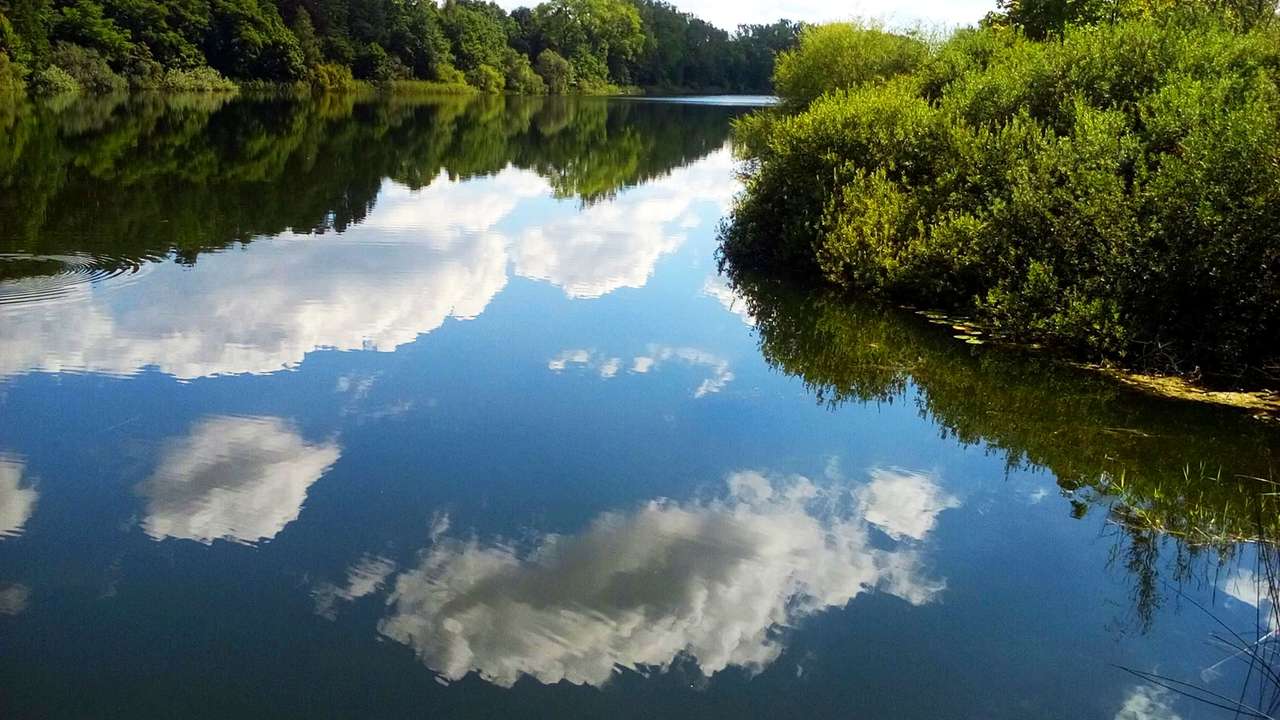 Jezioro w Olsztynie puzzle online