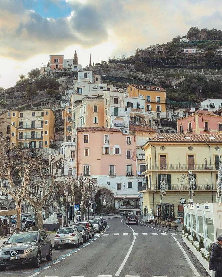 Wybrzeże Amalfi Minori SA Włochy puzzle online