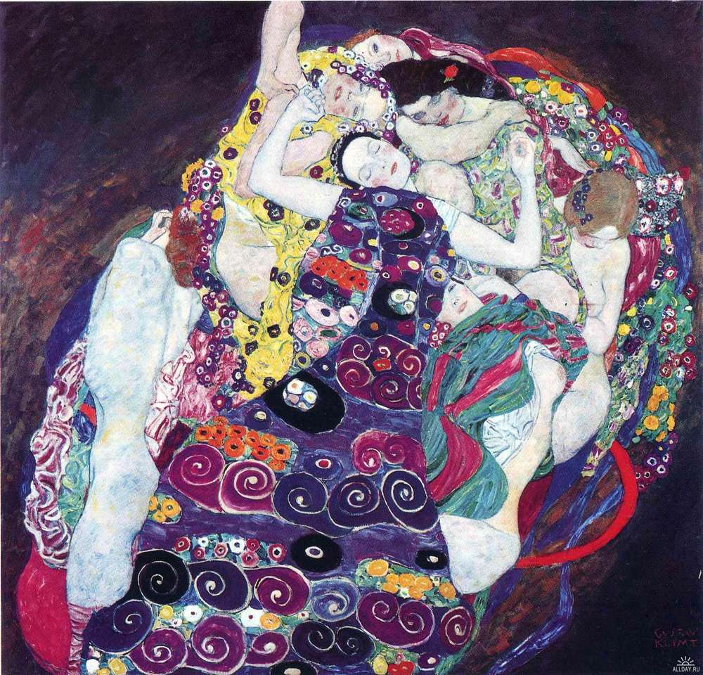 „Dziewica” (1913) Gustava Klimta puzzle online