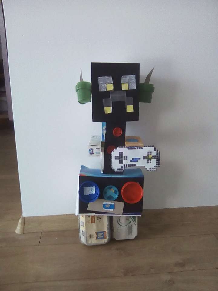 Creeper mojej własnej roboty. puzzle online