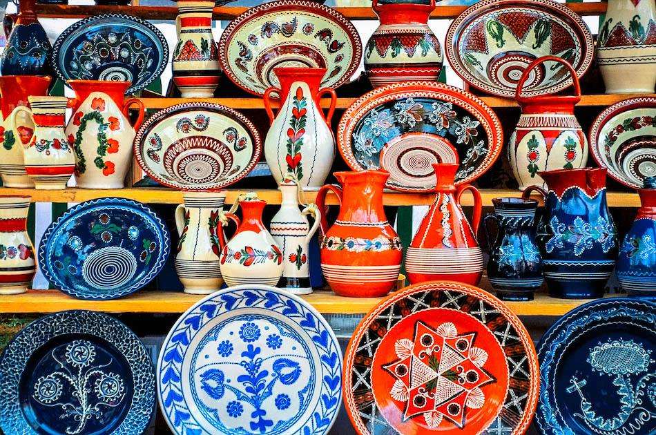 Pamiątki z ceramiki rumuńskiej puzzle online