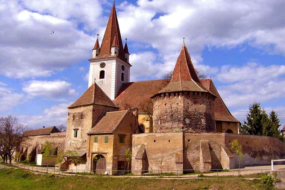 Kościoły obronne w Sybinie w Rumunii puzzle online