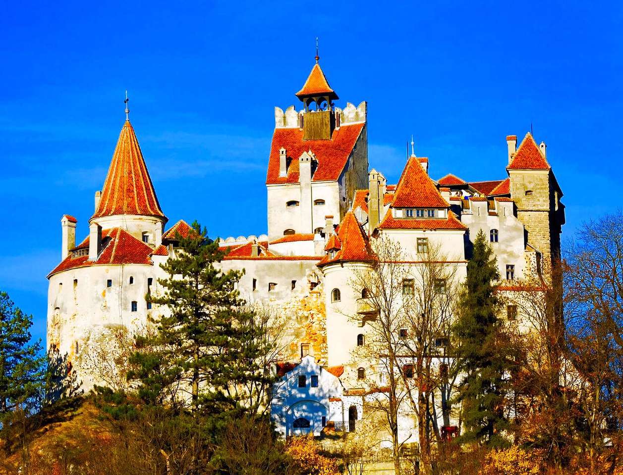 Zamek Bran w Rumunii puzzle online