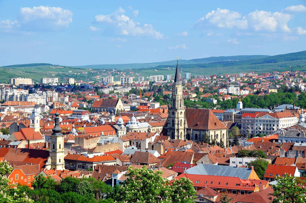 Cluj Napoca stad i Rumänien pussel
