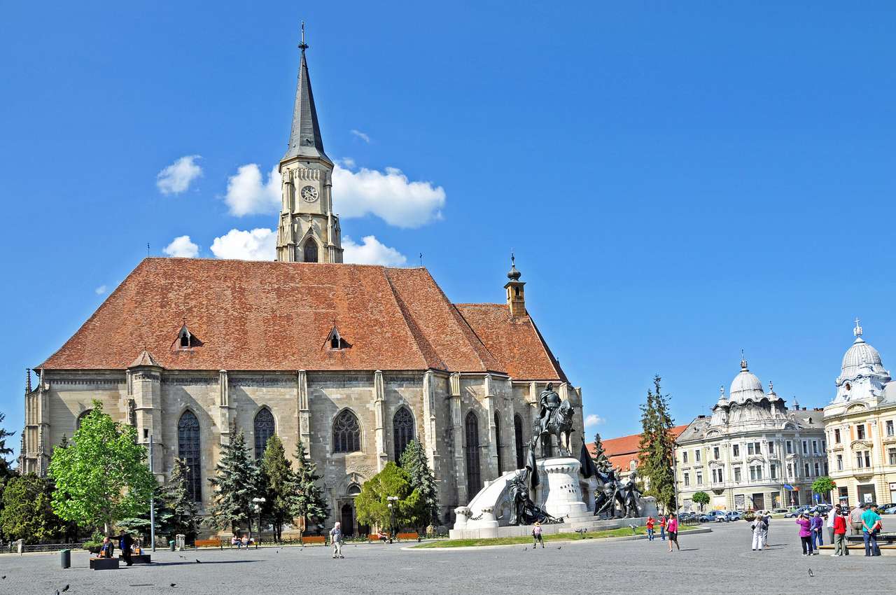 Kościół Cluj Napoca w Rumunii puzzle online