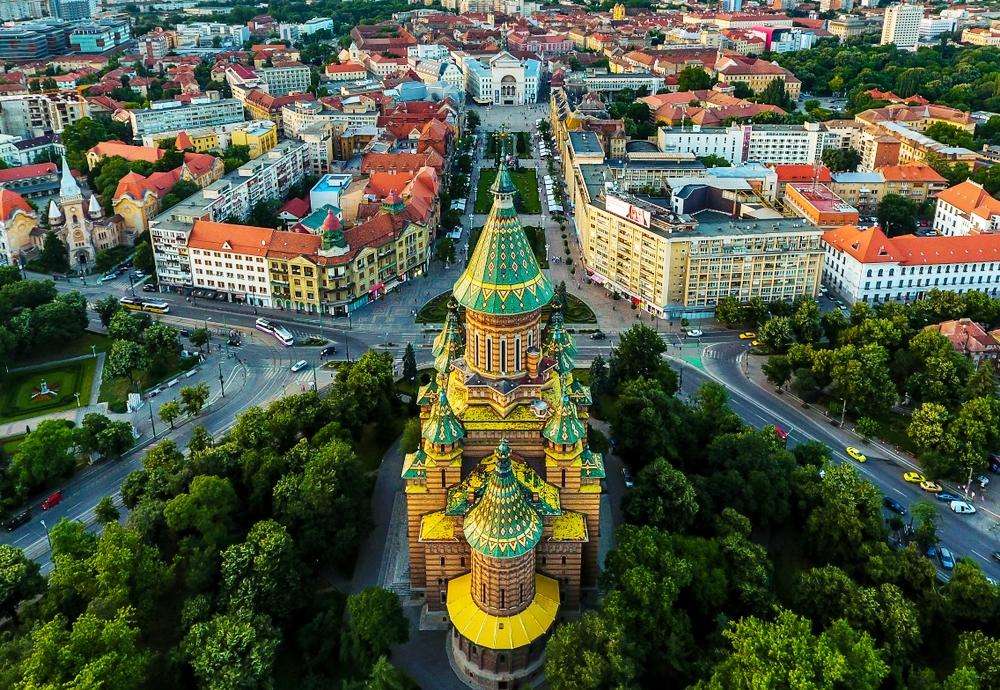 Miasto Timisoara w Rumunii puzzle online