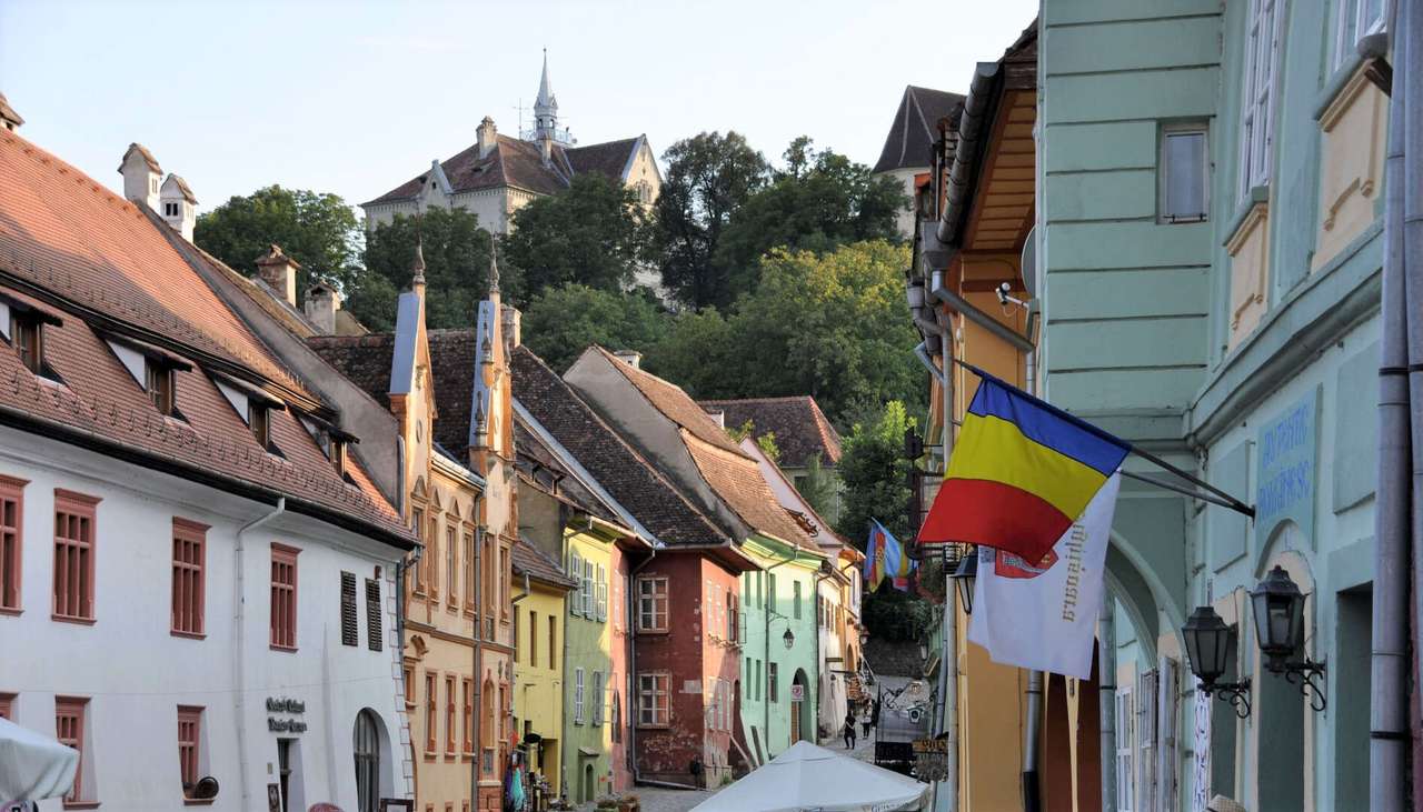 Miasto Sighisoara w Rumunii puzzle online