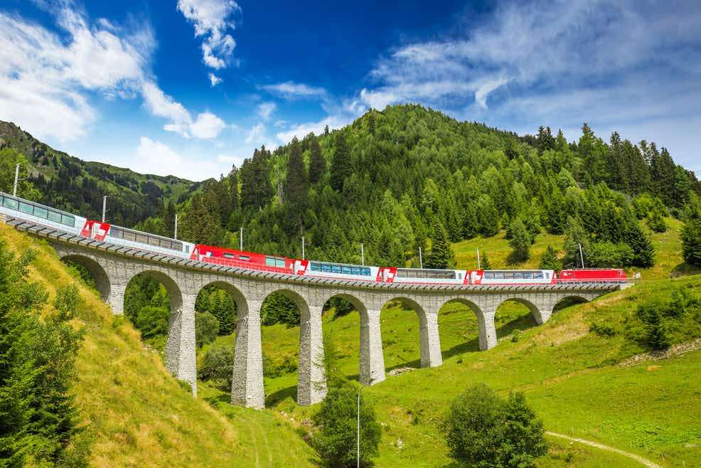 Szwajcarski krajobraz. puzzle online