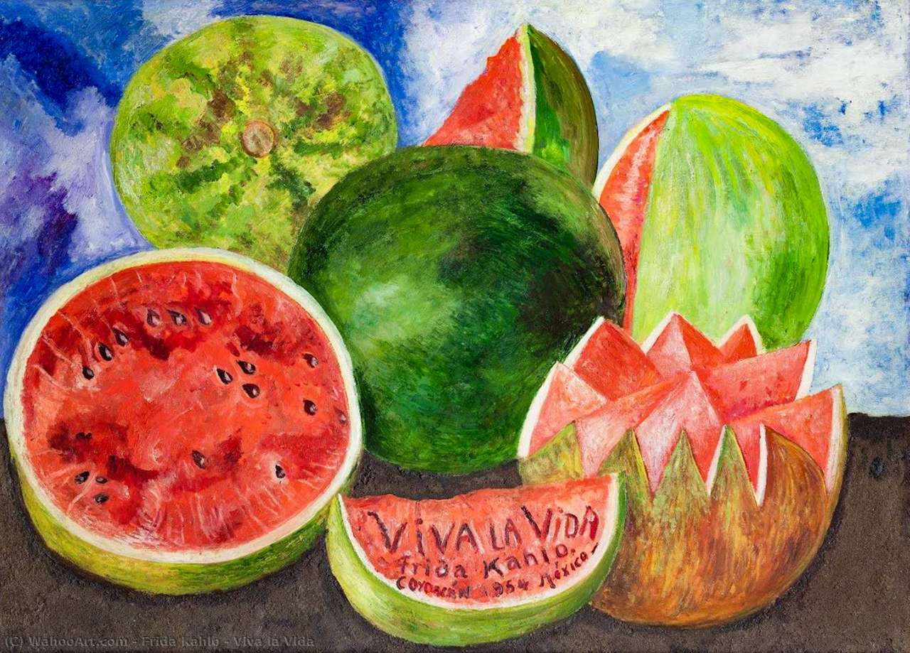 „viva la vida” (1954) Fridy Kahlo puzzle online