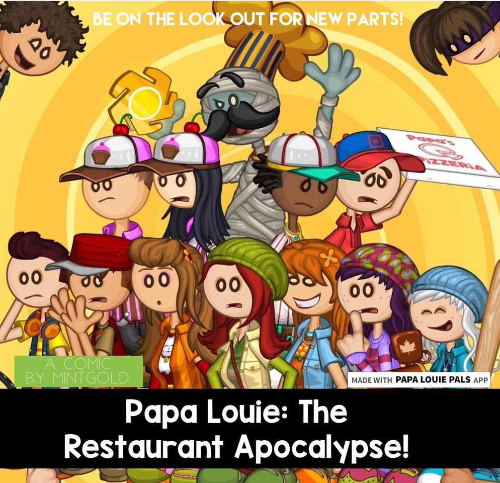 Papa Louie puzzle online