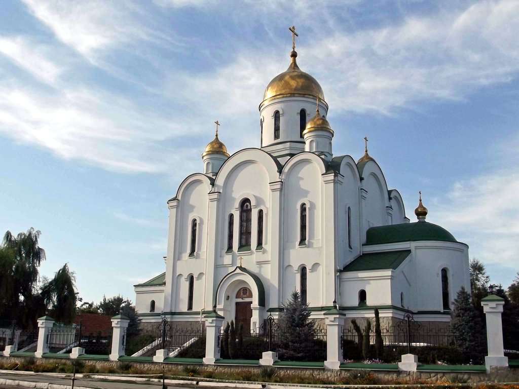 Tiraspol kyrka i Moldavien pussel