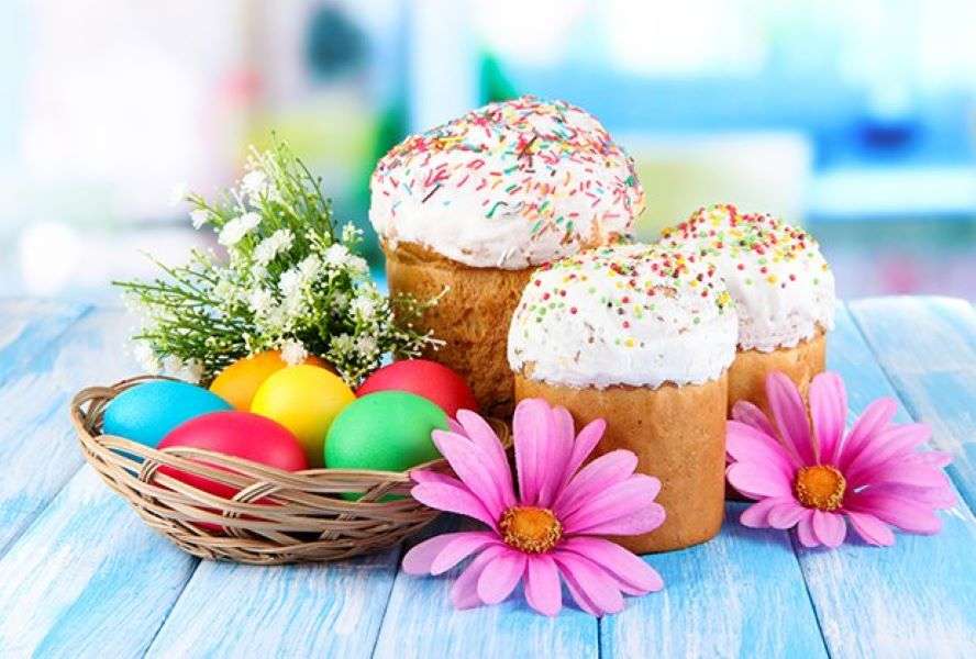 Wielkanocne Małe ciasta wielkanocne puzzle online