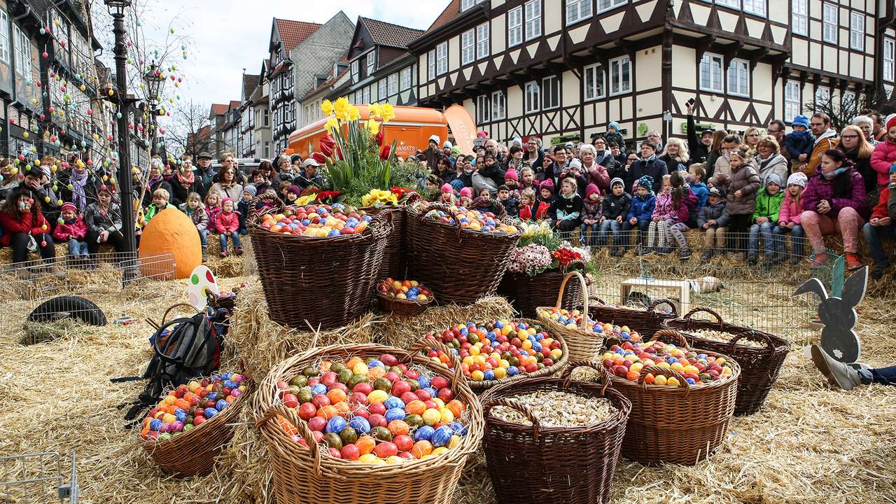 Wielkanocny festiwal wielkanocny w Wolfenbüttel puzzle online