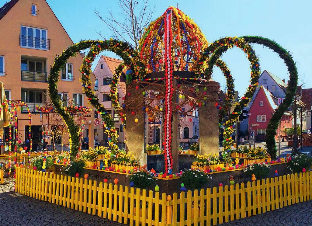 Fontanna wielkanocna w Söflingen puzzle online